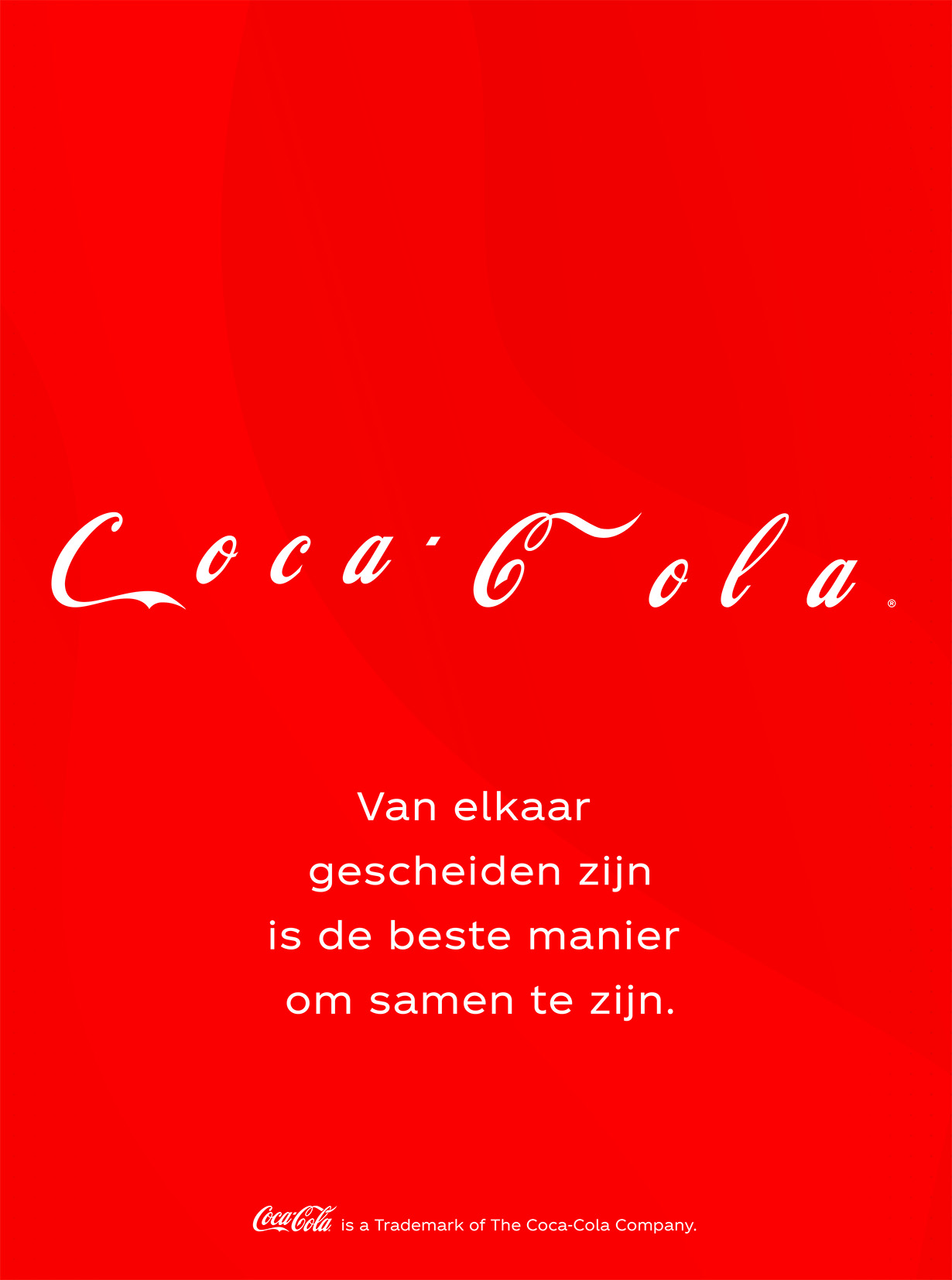 Coca-Cola COVID-19 boodschap