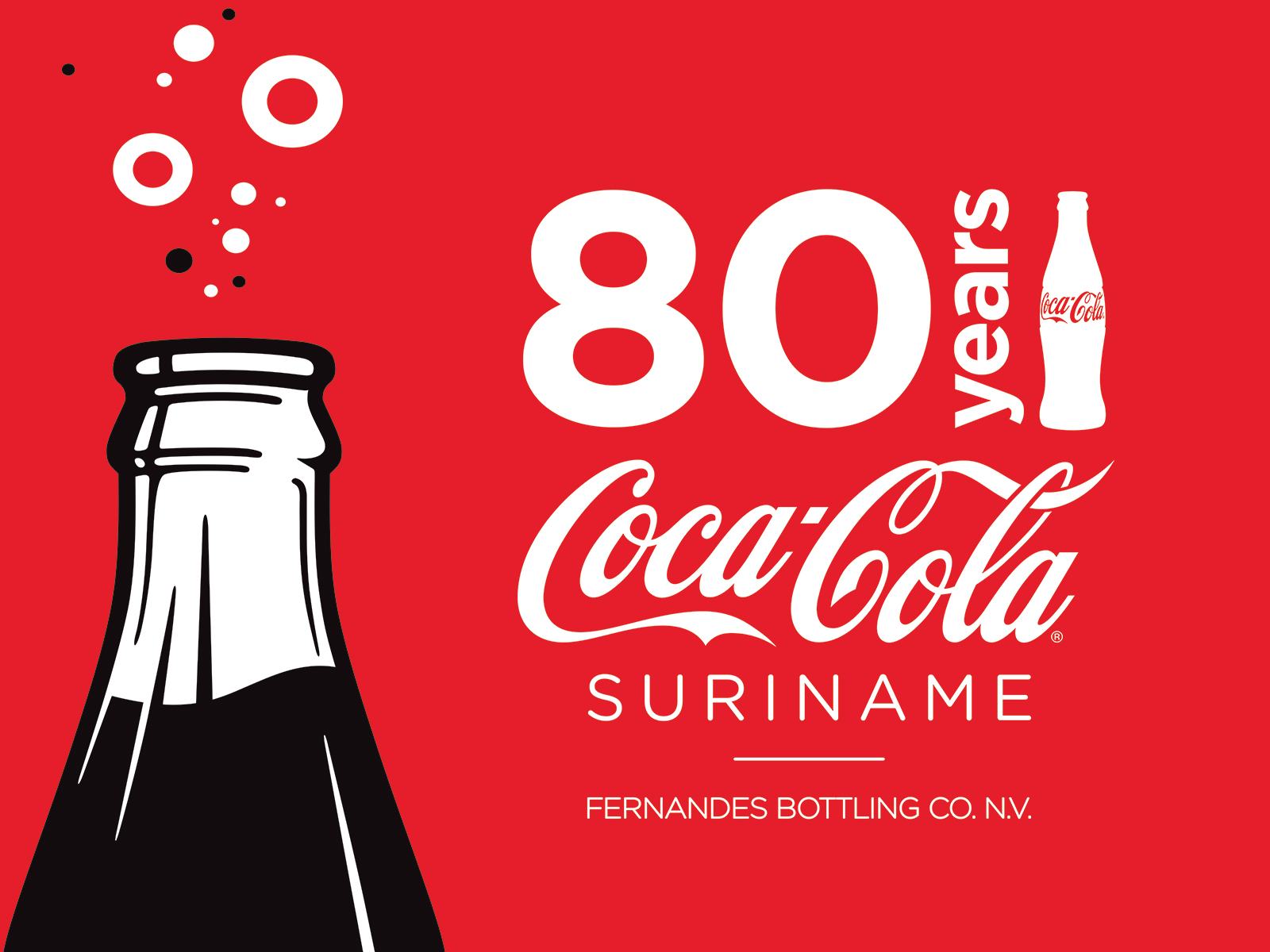 Coca-Cola Suriname 80 jaar